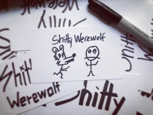 Shitty Werewolf box cover