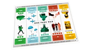 One Page War box cover