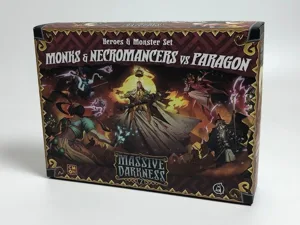Massive Darkness 2: Heroes & Monster Set – Monks & Necromancers vs The Paragon box cover