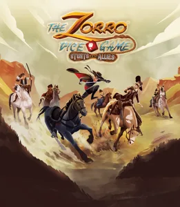 The Zorro Dice Game: Stunts and Allies box cover