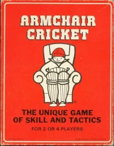 Armchair Cricket box cover