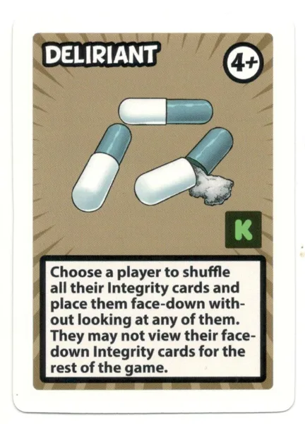 Good Cop Bad Cop: Deliriant Promo Card
