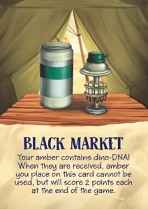 Jurassic Parts: Black Market Promo Card box cover