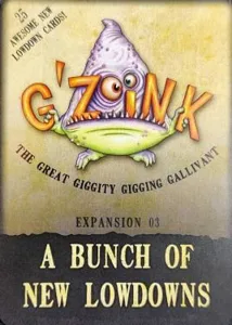 G'Zoink: Expansion 03 – A Bunch of New Lowdowns box cover