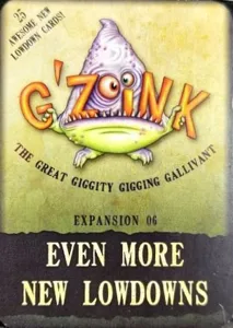 G'Zoink: Expansion 06 – Even More New Lowdowns box cover