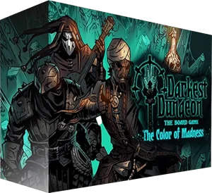 Darkest Dungeon: The Board Game – The Color of Madness box cover
