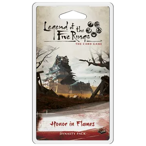 Legend of the Five Rings: The Card Game – Honor in Flames box cover
