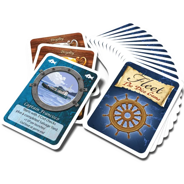 Fleet: The Dice Game – Captain & Trophy Expansion