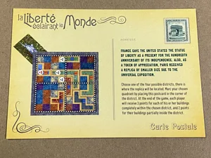 Paris: La Cité de la Lumière – La Liberté éclairant le monde Carte Postale box cover