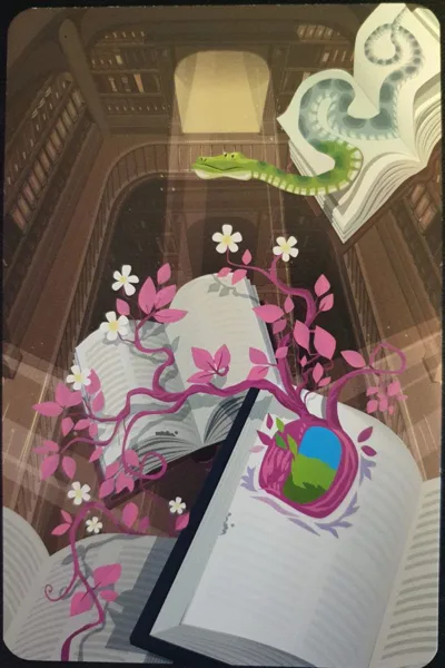 Dixit: Obscurio's Library Promo Card