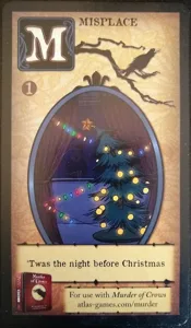 Murder of Crows: "'Twas the night before Christmas" Promo Card box cover