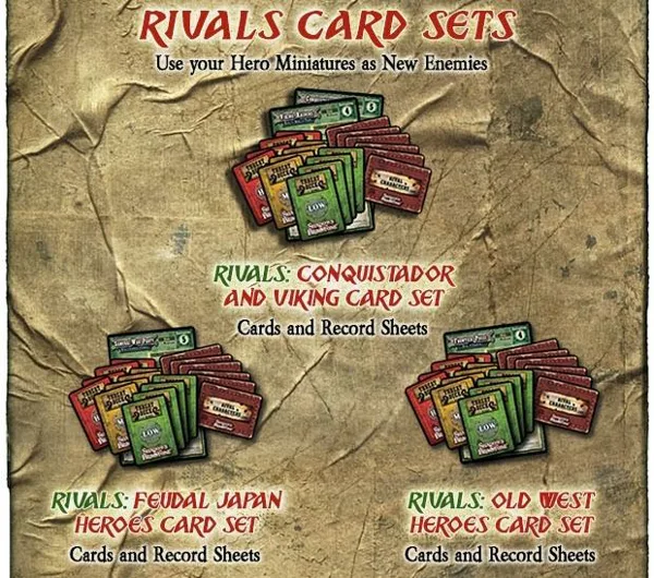 Shadows of Brimstone: Forbidden Fortress – Rivals: Feudal Japan Heroes Card Set