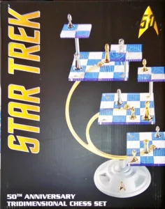Tridimensional chess box cover