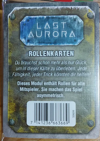 Last Aurora: Role Cards