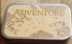 Adventure Tin box cover