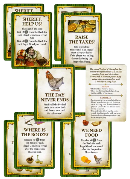 Sheriff of Nottingham: 2nd Edition – Festival of Nottingham