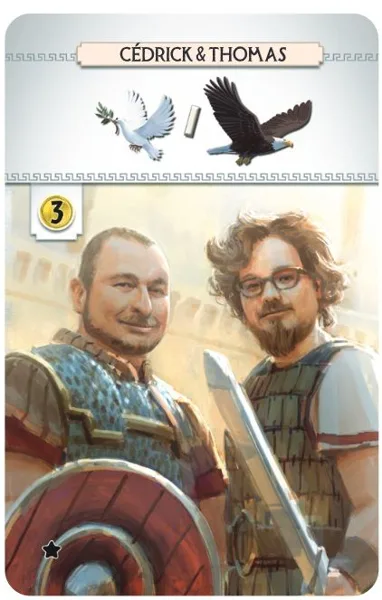 7 Wonders: Leaders – Cédrick & Thomas Promo Card