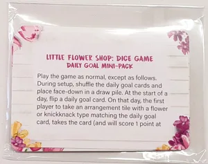 The Little Flower Shop Dice Game: Daily Goal Pack box cover