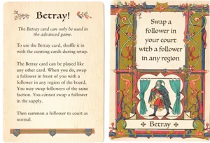 The King Is Dead: Second Edition – Betray Promo Card box cover