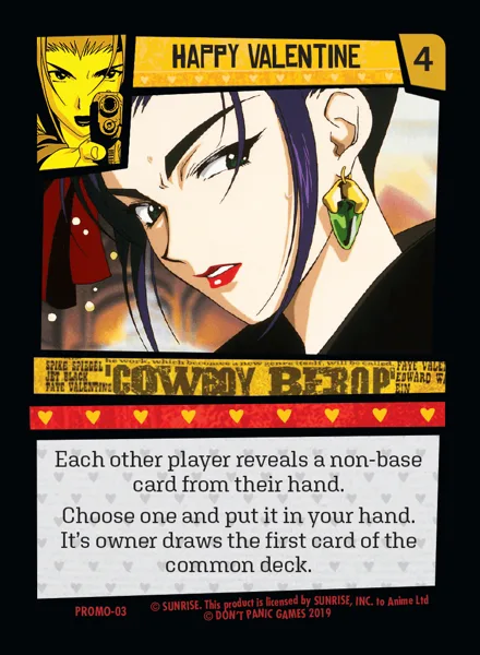 Cowboy Bebop: Space Serenade – Happy Valentine Promo Card