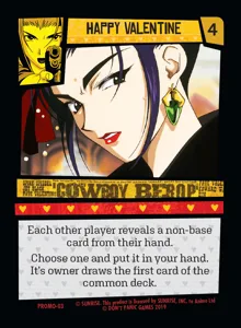 Cowboy Bebop: Space Serenade – Happy Valentine Promo Card box cover