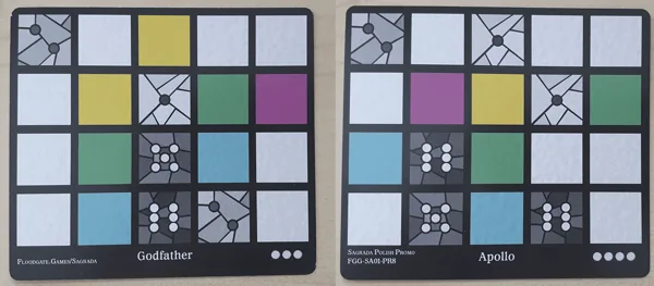 Sagrada: Promo 8 – Apollo/Godfather Window Pattern Card