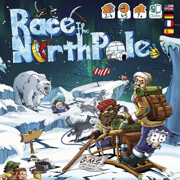 Race to the North Pole box cover