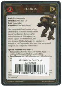BattleTech: MechWarrior Card Pack II box cover