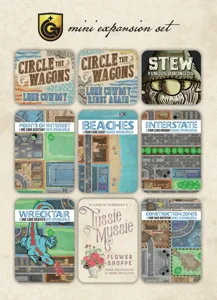 Mini expansion set for Sprawlopolis, Circle the Wagons, Stew and Tussie Mussie box cover