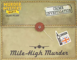 Murder Mystery Party Case Files: Mile High Murder box cover