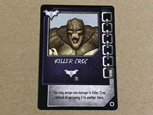 The Batman Who Laughs Rising: Killer Croc Promo Card box cover