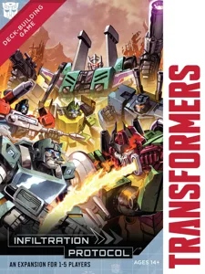 Transformers Deck-Building Game: Infiltration Protocol box cover