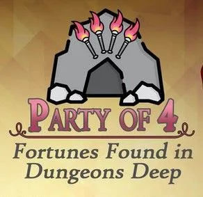 Party of 4: Fortunes Found in Dungeons Deep box cover