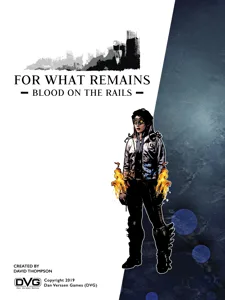For What Remains: Blood on the Rails box cover