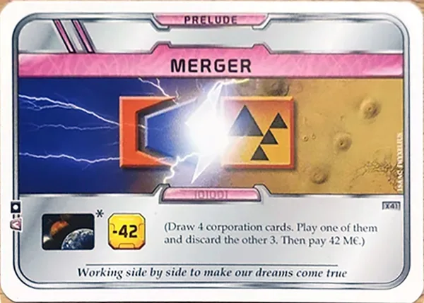 Terraforming Mars: Merger Promo Card