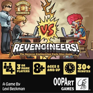 Revengineers!: The Reverse Engineering Party Dice Game box cover