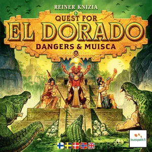 The Quest for El Dorado: Dangers & Muisca box cover