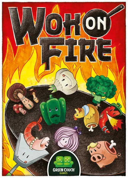 Wok on Fire box cover