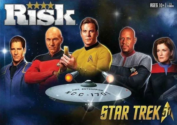 Risk: Star Trek 50th Anniversary Edition box cover