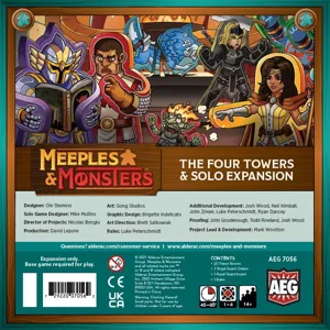 Meeples & Monsters: The Four Towers and Solo Expansion box cover