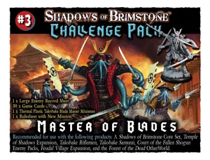 Shadows of Brimstone: Challenge Pack #3 – Master of Blades box cover
