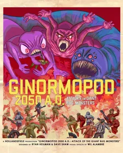 Ginormopod 2050 A.D.: Attack of the Giant Bug Monsters box cover