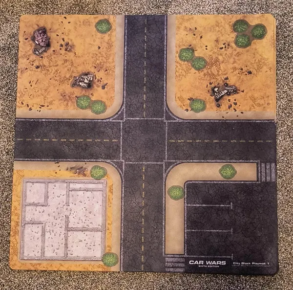 Car Wars (sixth edition): City Block Playmat 1