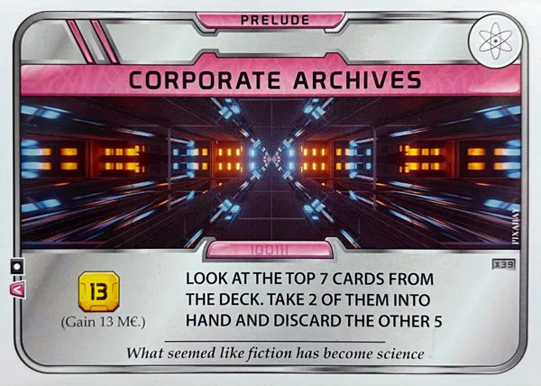 Terraforming Mars: Corporate Archives Promo Card