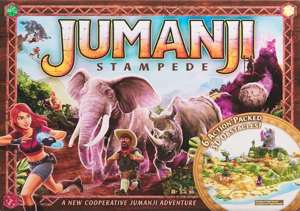 Jumanji Stampede box cover