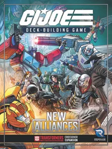 G.I. JOE Deck-Building Game: New Alliances – A Transformers Crossover Expansion box cover