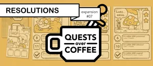 Quests Over Coffee: Expansion #07 – Resolutions box cover