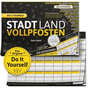 Stadt Land Vollpfosten: Do it Yourself box cover