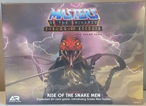 Masters of The Universe: Fields of Eternia The Board Game – Rise of the Snake Men box cover