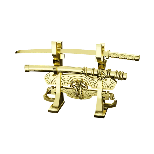Shogun no Katana: Metal Katana Display